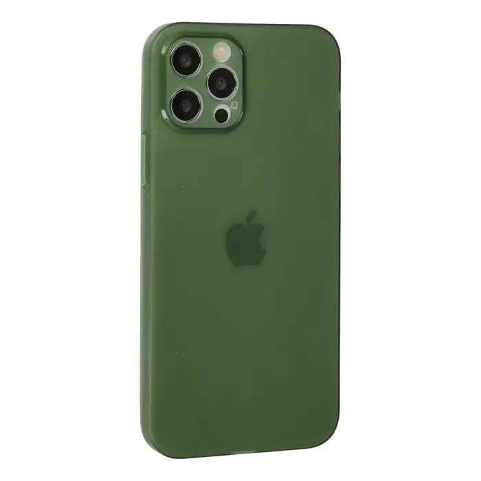 Mey İthalat®   iPhone 12 Pro Max Kılıf Puma Silikon - Yeşil