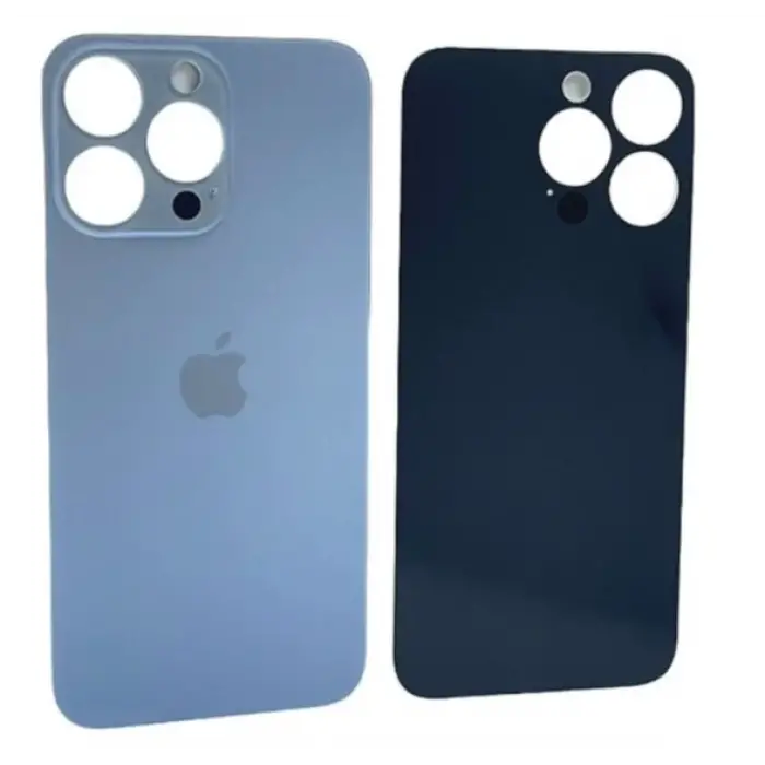 Mey İthalat® iPhone 13 Pro Arka Batarya Kapağı (Mavi)