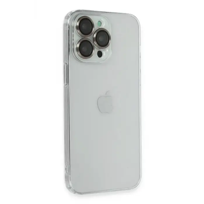 Mey İthalat®   iPhone 13 Pro Kılıf Luko Lens Silikon -Yeşil