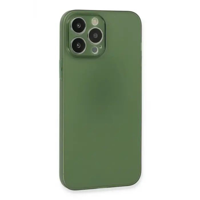 Mey İthalat®   iPhone 13 Pro Kılıf Puma Silikon - Yeşil