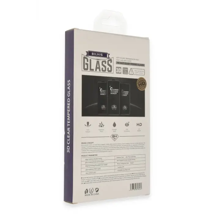 Mey İthalat®   iPhone 13 Pro Max Bilvis 3D Cam Ekran Koruyucu