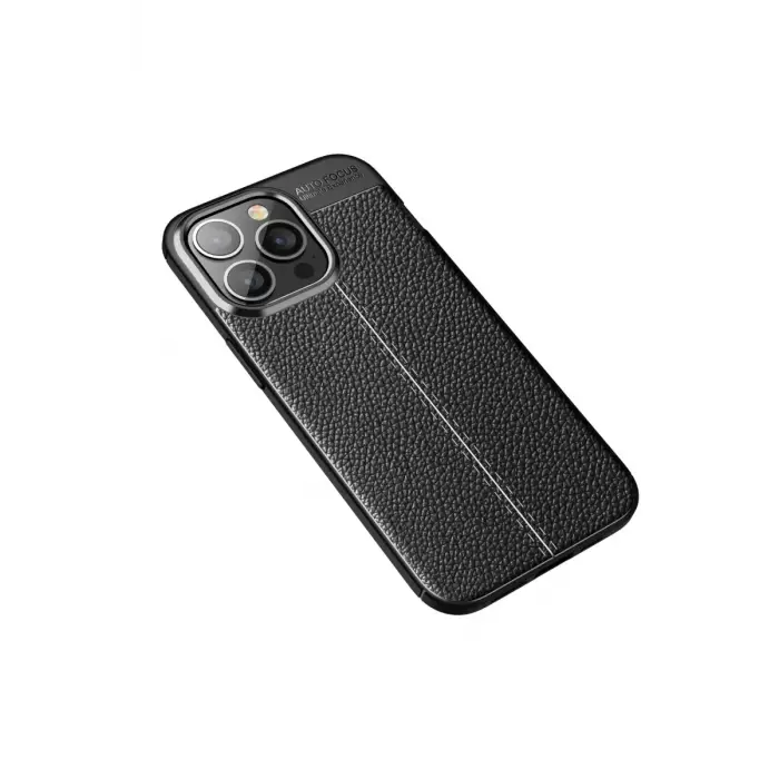 Mey İthalat®   iPhone 13 Pro Max Kılıf Auto Focus Kapak - Siyah