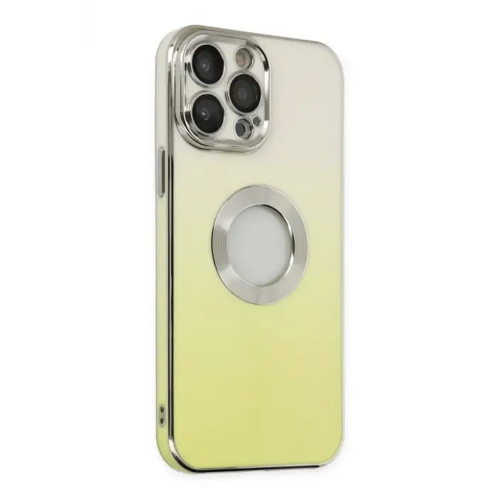 Mey İthalat®   iPhone 13 Pro Max Kılıf Best Silikon - Sarı