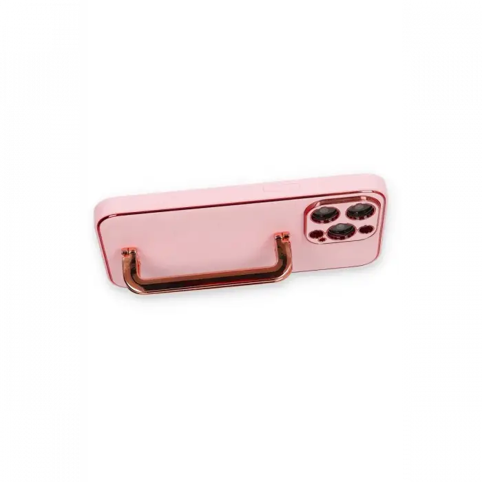 Mey İthalat®  iPhone 13 Pro Max Kılıf Coco Elit Kapak - Pembe
