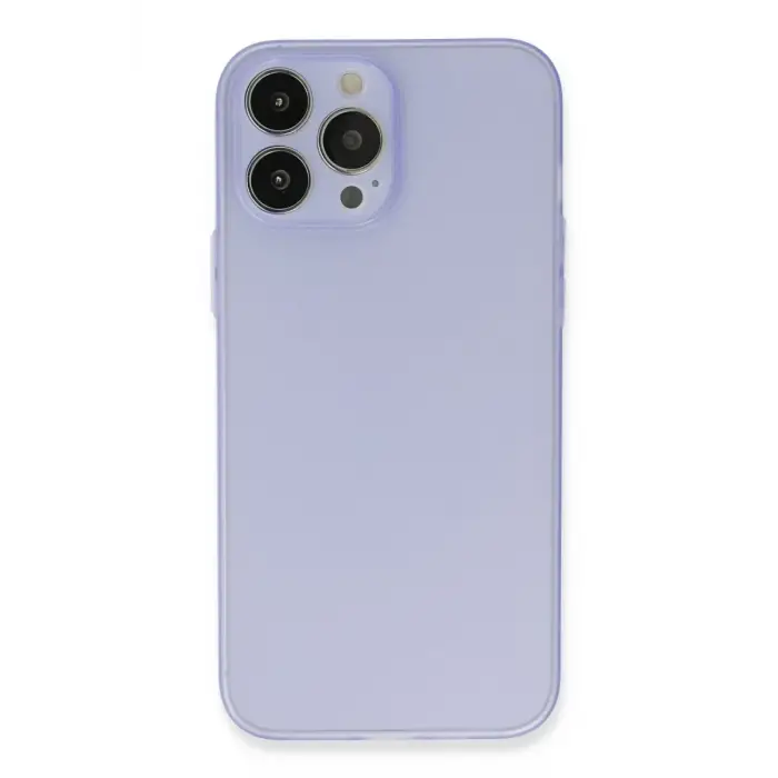 Mey İthalat®   iPhone 13 Pro Max Kılıf Puma Silikon - Mor