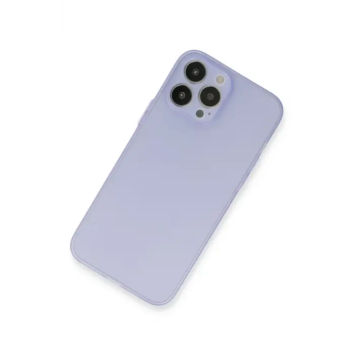 Mey İthalat®   iPhone 13 Pro Max Kılıf Puma Silikon - Mor