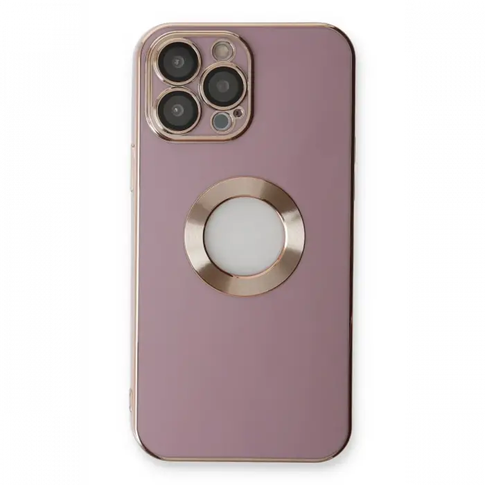 Mey İthalat®  iPhone 13 Pro Max Kılıf Store Silikon - Mor