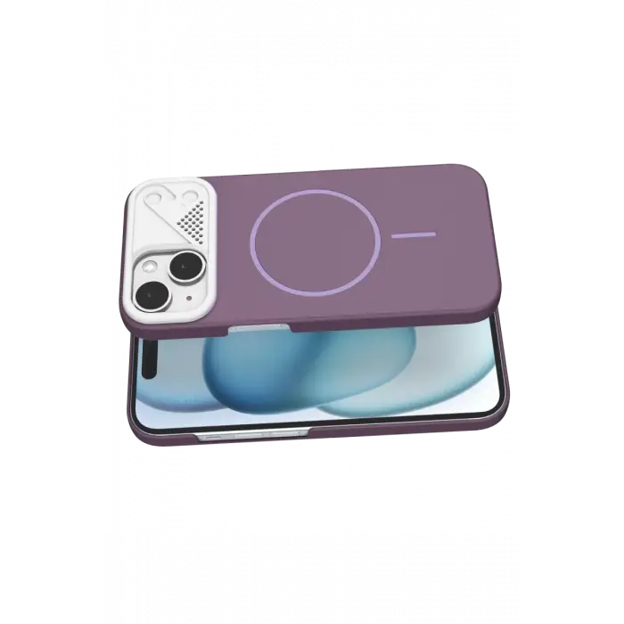 Mey İthalat®   iPhone 14 Export Magsafe Kapak - Mor