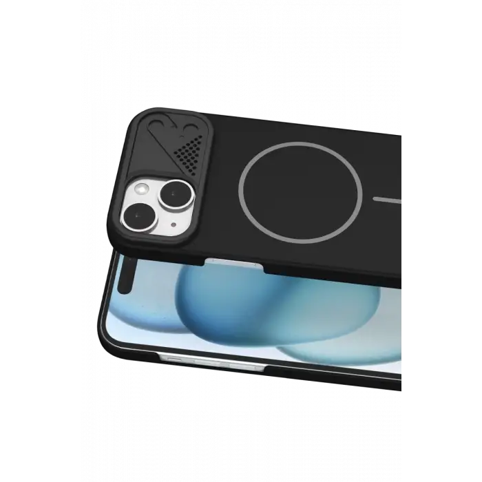 Mey İthalat®   iPhone 14 Export Magsafe Kapak - Siyah