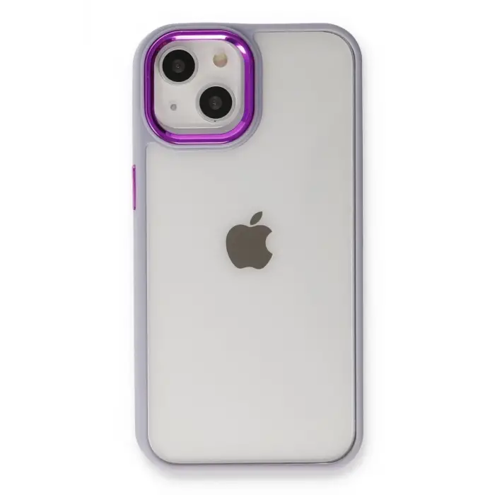 Mey İthalat®   iPhone 14 Plus Kılıf Dora Kapak - Lila