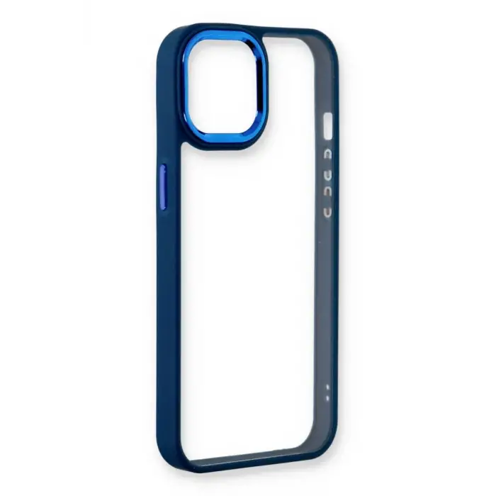Mey İthalat®   iPhone 14 Plus Kılıf Dora Kapak - Mavi