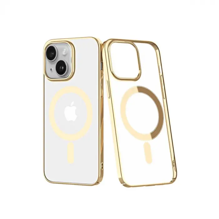 Mey İthalat®   iPhone 14 Plus Kılıf Element Magneticsafe Sert Kapak - Gold