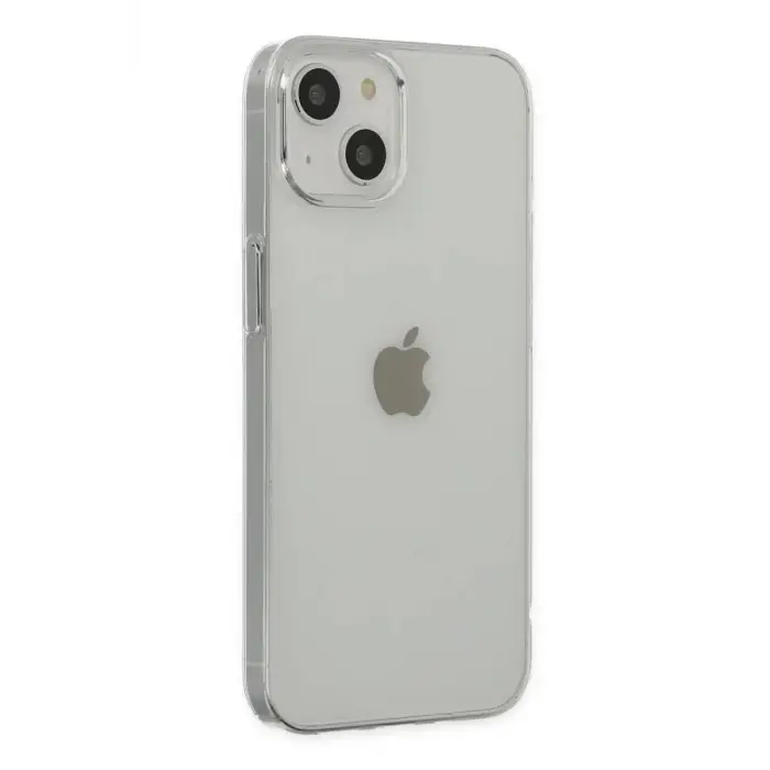 Mey İthalat®   iPhone 14 Plus Kılıf Pc Sert Şeffaf Kapak - Şeffaf
