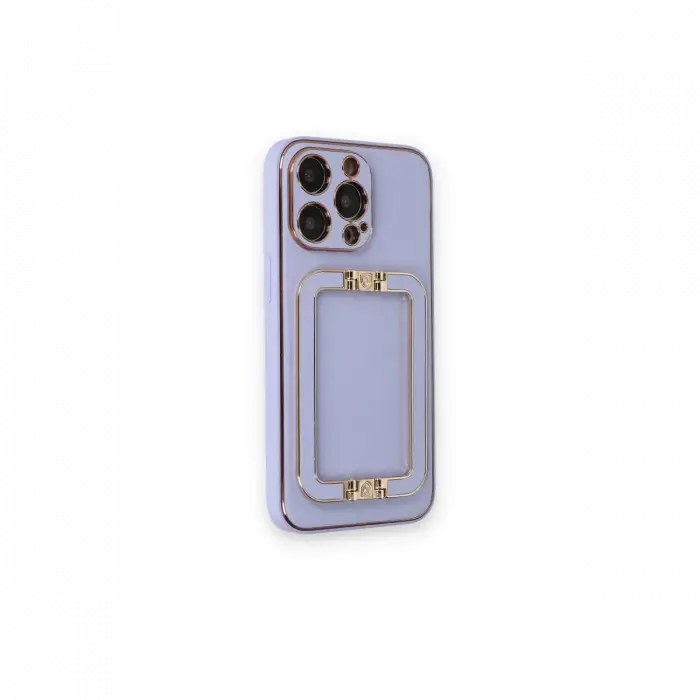 Mey İthalat®  iPhone 14 Pro Kılıf Coco Elit Kapak - Lila