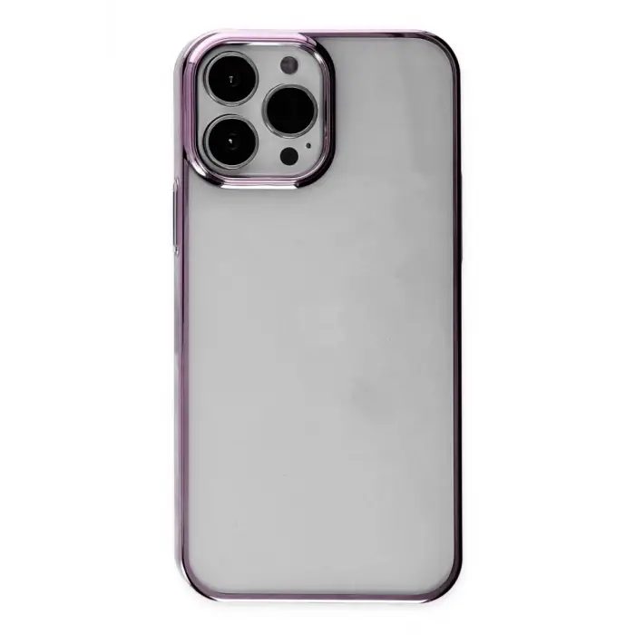 Mey İthalat®   iPhone 14 Pro Kılıf Element Silikon - Lila