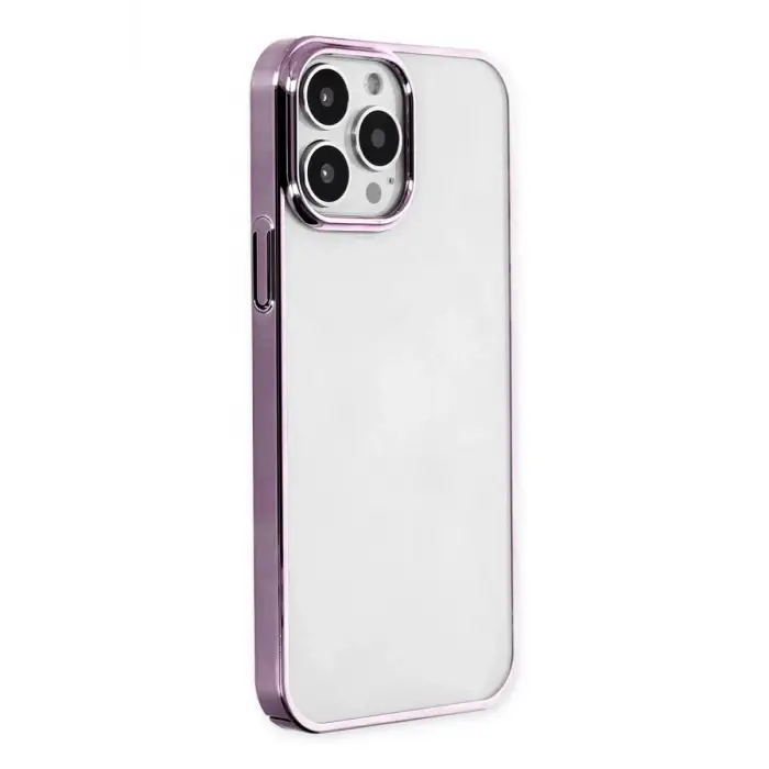 Mey İthalat®   iPhone 14 Pro Kılıf Element Silikon - Lila