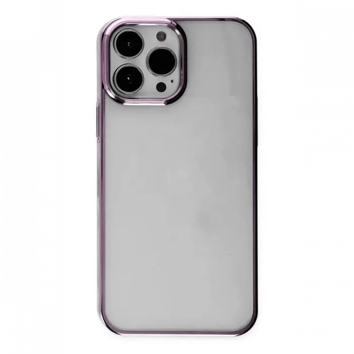 Mey İthalat®   iPhone 14 Pro Kılıf Element Silikon - Lila