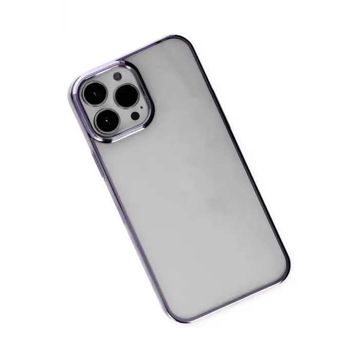 Mey İthalat®   iPhone 14 Pro Kılıf Element Silikon - Mor