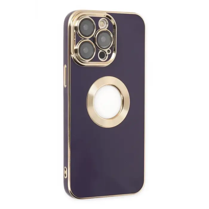 Mey İthalat®   iPhone 14 Pro Kılıf Store Silikon - Derin Mor