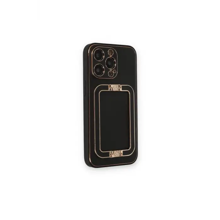 Mey İthalat®   iPhone 14 Pro Max Kılıf Coco Elit Kapak - Siyah