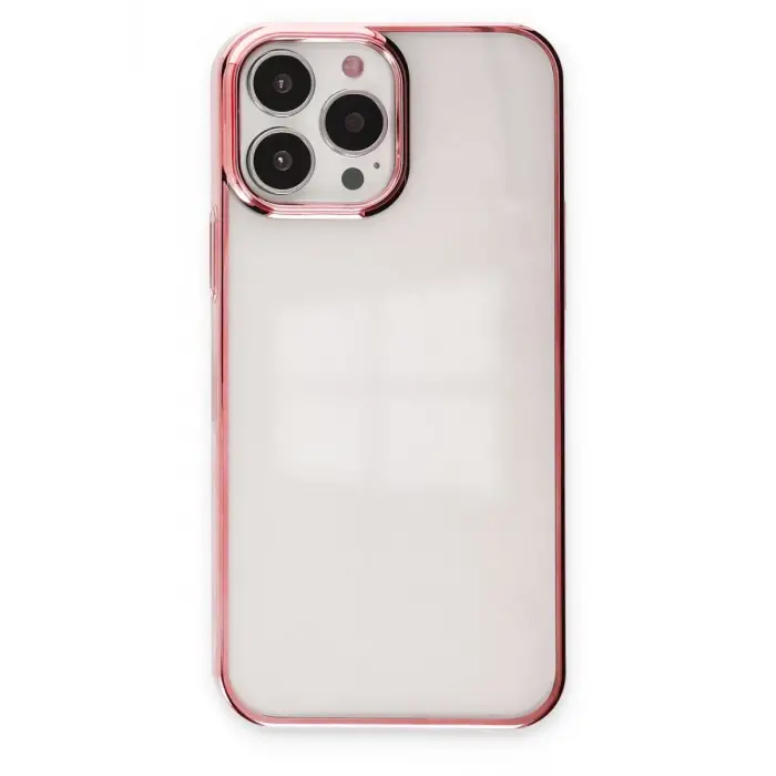 Mey İthalat®   iPhone 14 Pro Max Kılıf Element Silikon - Pembe