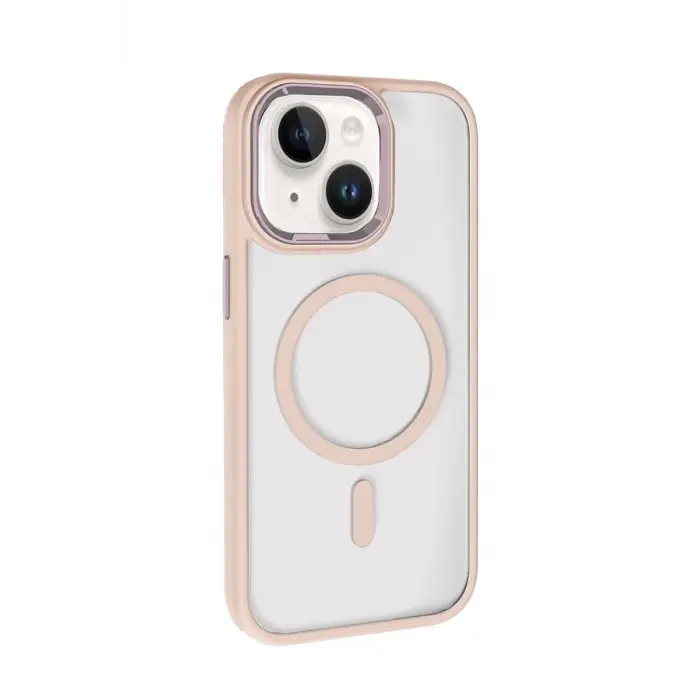 Mey İthalat®   iPhone 14 Terea Magsafe Kapak - Pembe