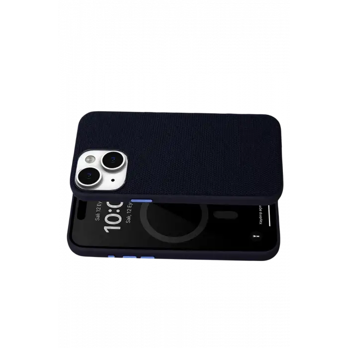 Mey İthalat®   iPhone 14 Vero Magsafe Kapak - Mavi
