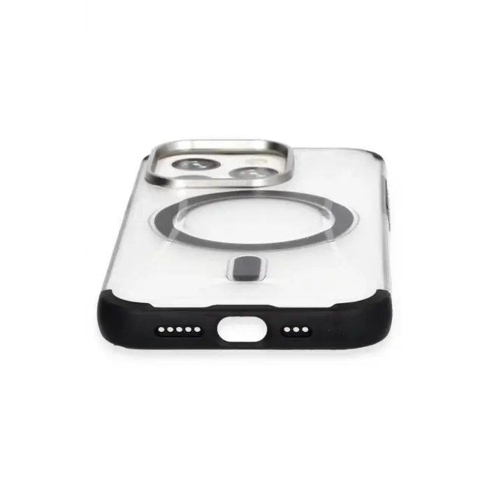 Mey İthalat®   iPhone 15 Pro Max Hilton Magsafe Kapak - Siyah