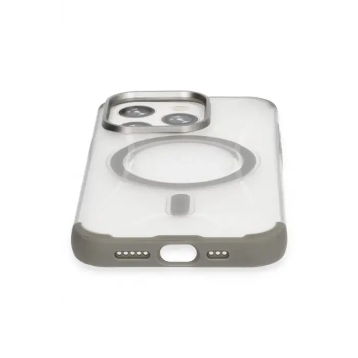 Mey İthalat®   iPhone 15 Pro Max Hilton Magsafe Kapak - Titan Gri