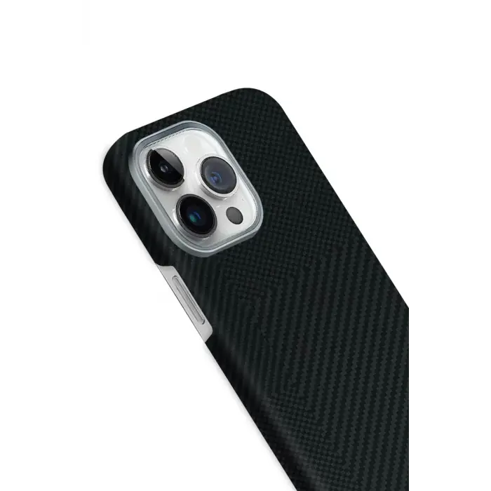 Mey İthalat®   iPhone 15 Pro Max Volt Magsafe Kapak - Siyah