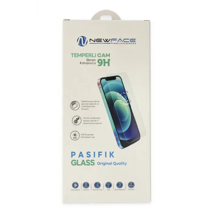 Mey İthalat®   iPhone 15 Pro Pasifik Cam Ekran Koruyucu