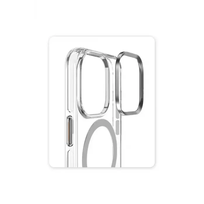 Mey İthalat®   iPhone 16 Crystal Magsafe Kapak - Şeffaf