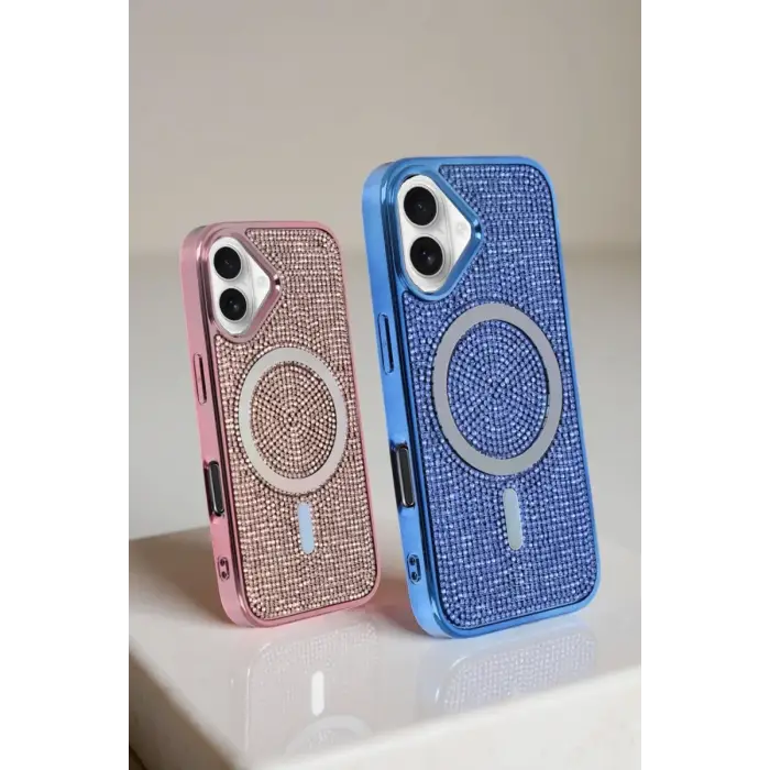 Mey İthalat®   iPhone 16 Helen Magsafe Kapak - Derin Mor