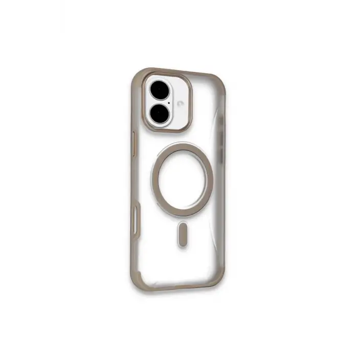 Mey İthalat®   iPhone 16 Hilton Magsafe Kapak - Gold