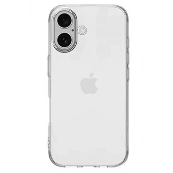 Mey İthalat®  iPhone 16 Plus Kılıf Lüx Şeffaf Silikon