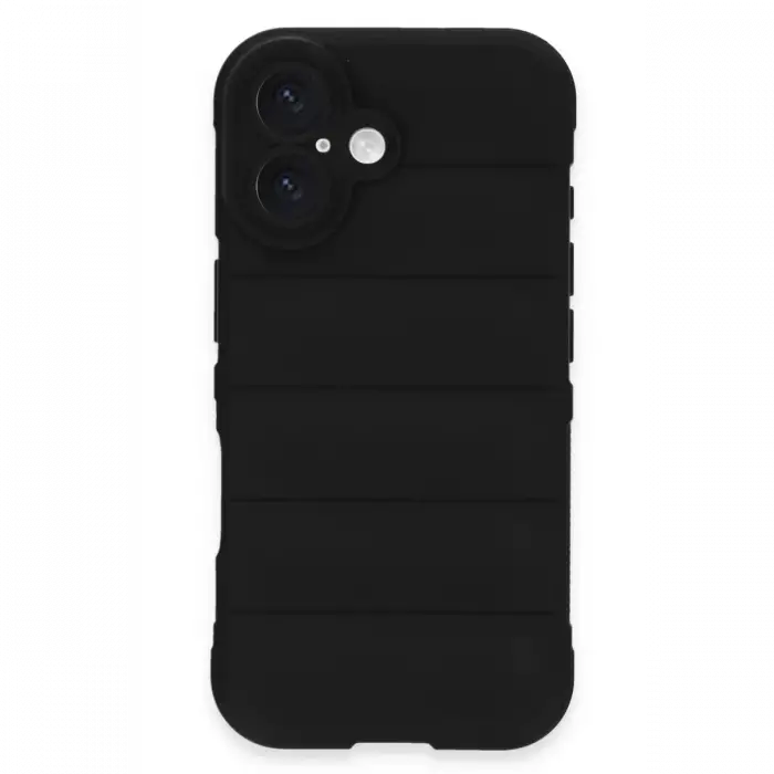 Mey İthalat®  iPhone 16 Plus Kılıf Optimum Silikon - Siyah