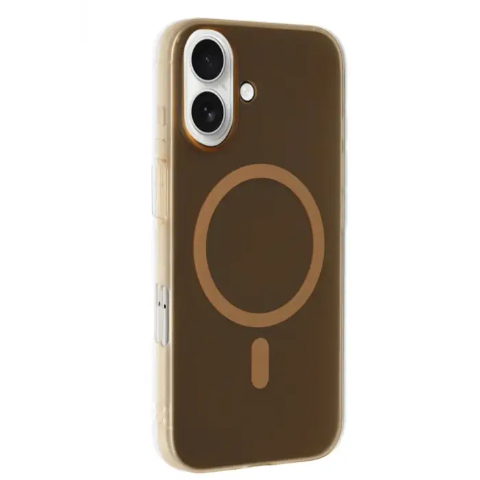 Mey İthalat®   iPhone 16 Plus Tuna PC Slim Magsafe Kapak - Desert