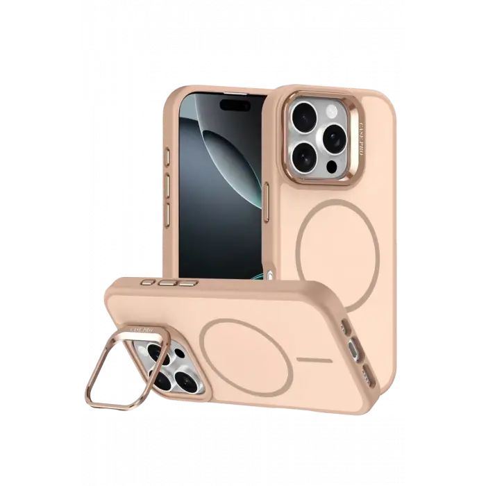 Mey İthalat®   iPhone 16 Pro Max Flexa Magsafe Kapak - Gold