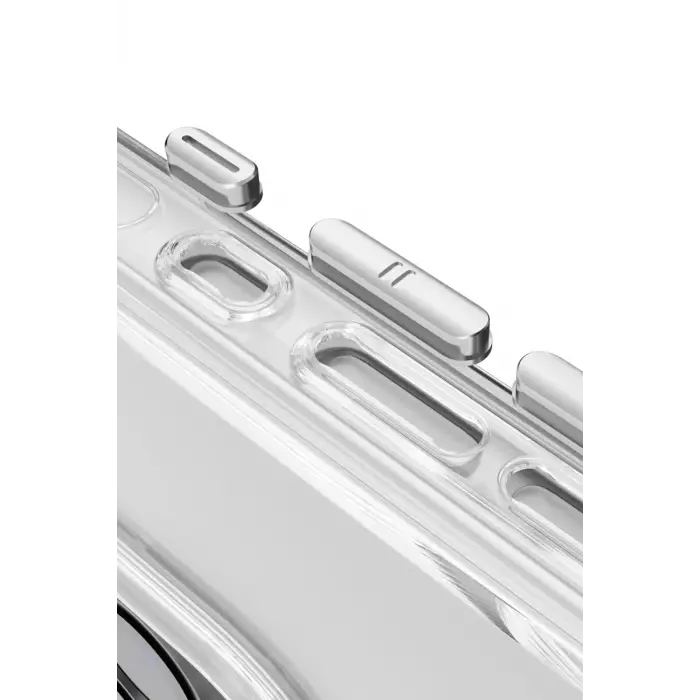Mey İthalat®   iPhone 16 Pro Max Gleam PC Sert Magsafe Kılıf - Siyah
