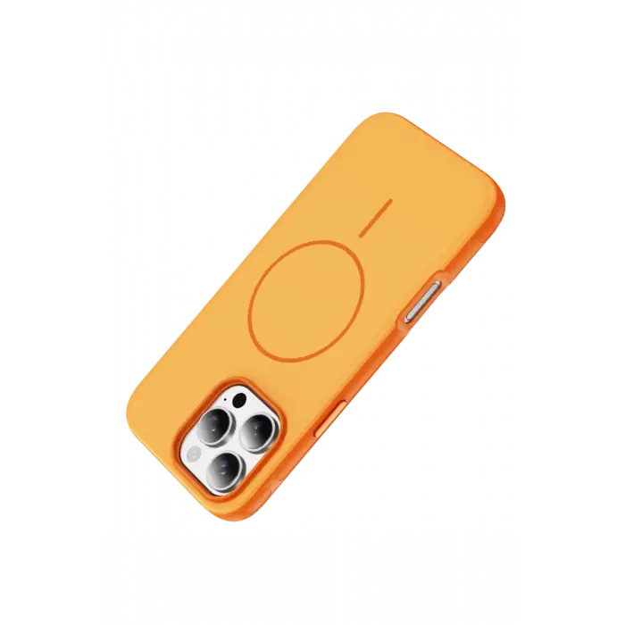 Mey İthalat®   iPhone 16 Pro Max Neksa Magsafe Kapak - Turuncu