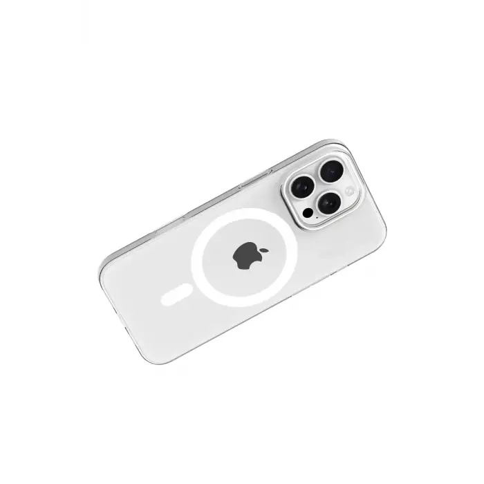 Mey İthalat®   iPhone 16 Pro Max PC Blank Magsafe Kapak - Şeffaf