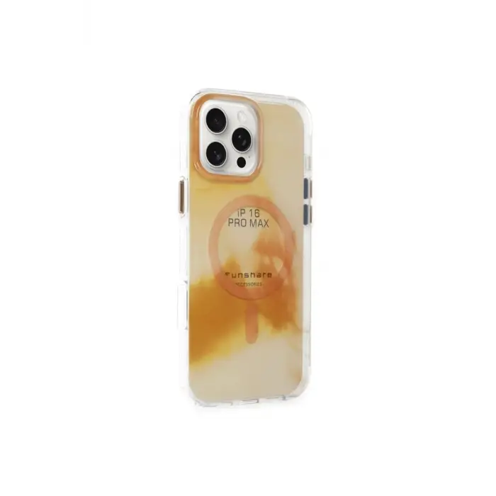 Mey İthalat®   iPhone 16 Pro Max Phantom Magsafe Kapak - Gold