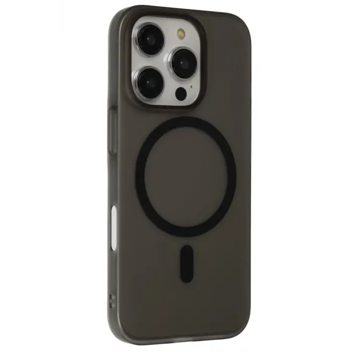 Mey İthalat®   iPhone 16 Pro Max Tuna PC Slim Magsafe Kapak - Siyah