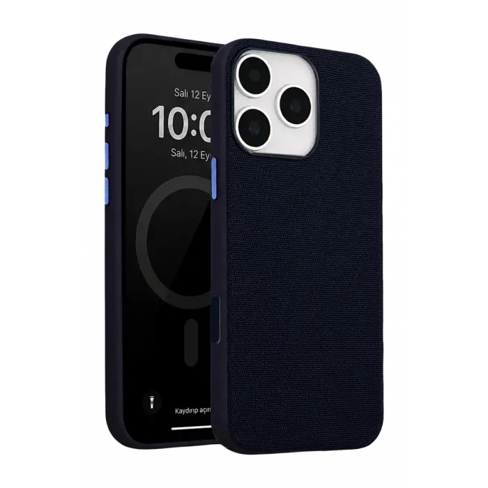 Mey İthalat®   iPhone 16 Pro Max Vero Magsafe Kapak - Mavi