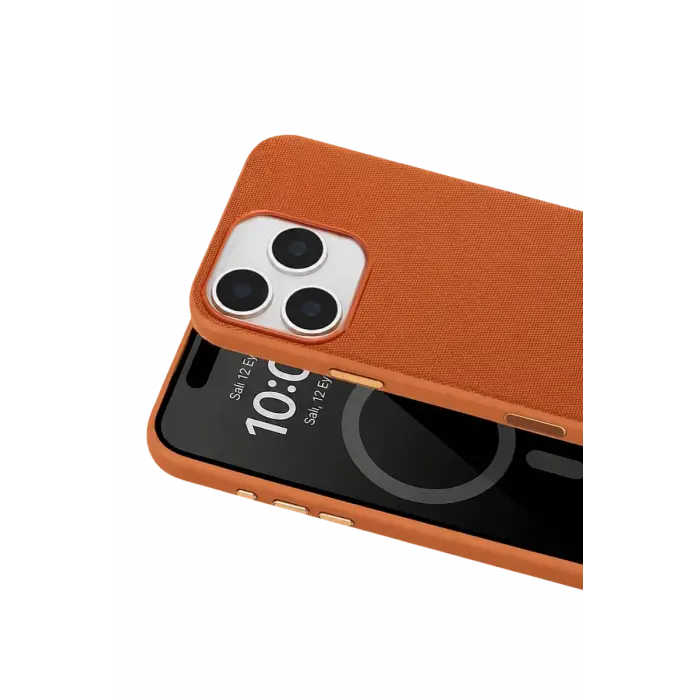 Mey İthalat®   iPhone 16 Pro Max Vero Magsafe Kapak - Turuncu