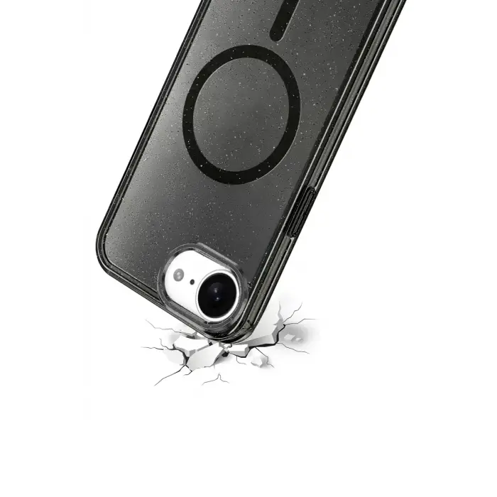 Mey İthalat®   iPhone 16E Star Magsafe Kapak - Turuncu