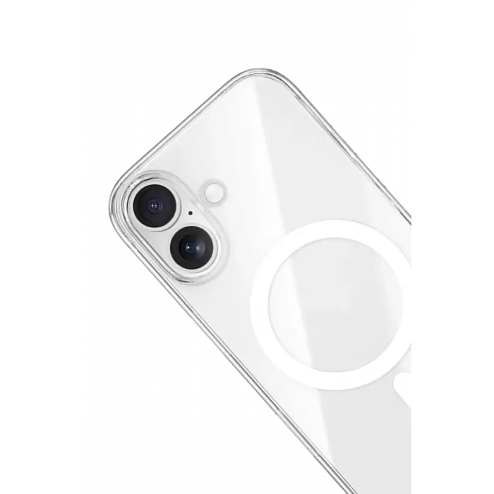 Mey İthalat®   iPhone 17 Kılıf Pc Real Magsafe Kapak - Şeffaf