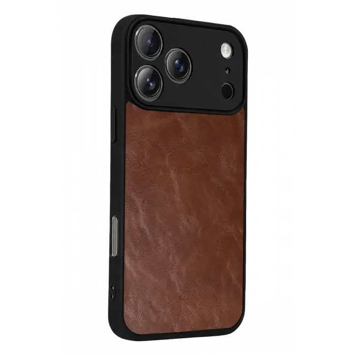 iPhone 17 Pro Aras Deri Kapak - Taba