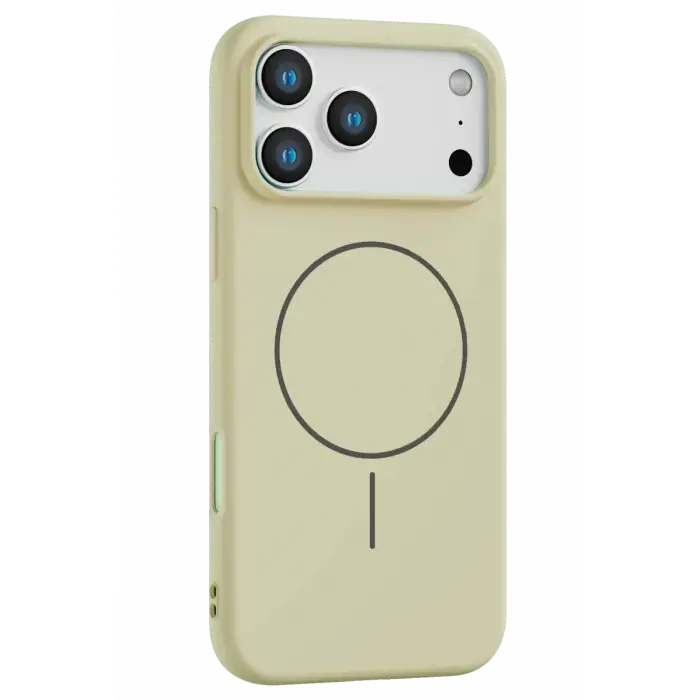 Mey İthalat®   iPhone 17 Pro Jully Magsafe Kapak - Bej