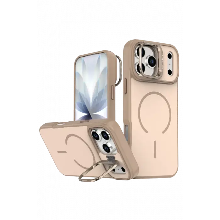 Mey İthalat®   iPhone 17 Pro Max Flexa Magsafe Kapak - Gold